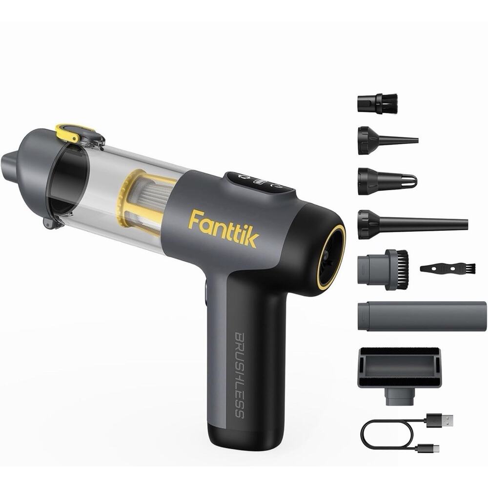 Fanttik Slim X100 Mix 4-in-1 Car Vacuum & Air Duster